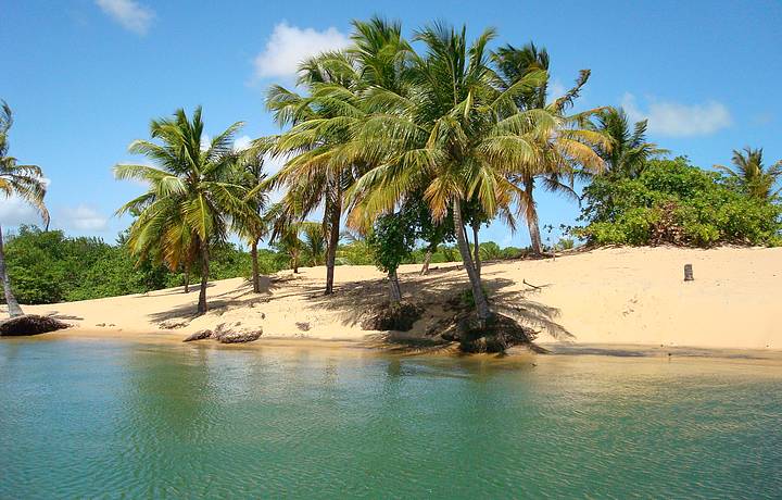 Ao fundo o rio SÃ£o Francisco