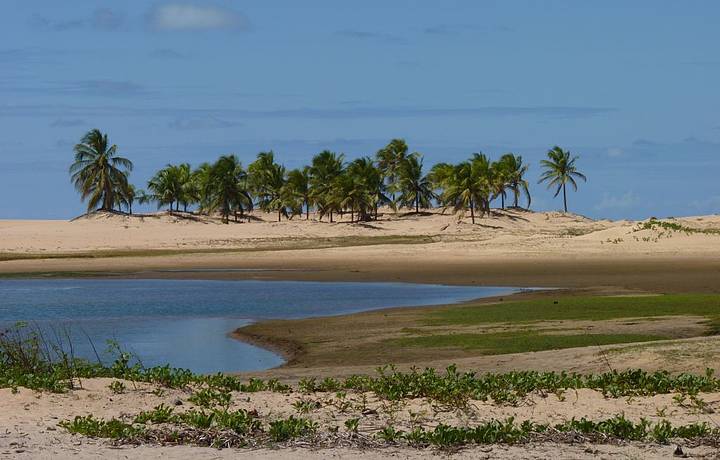 Ao fundo o rio SÃ£o Francisco